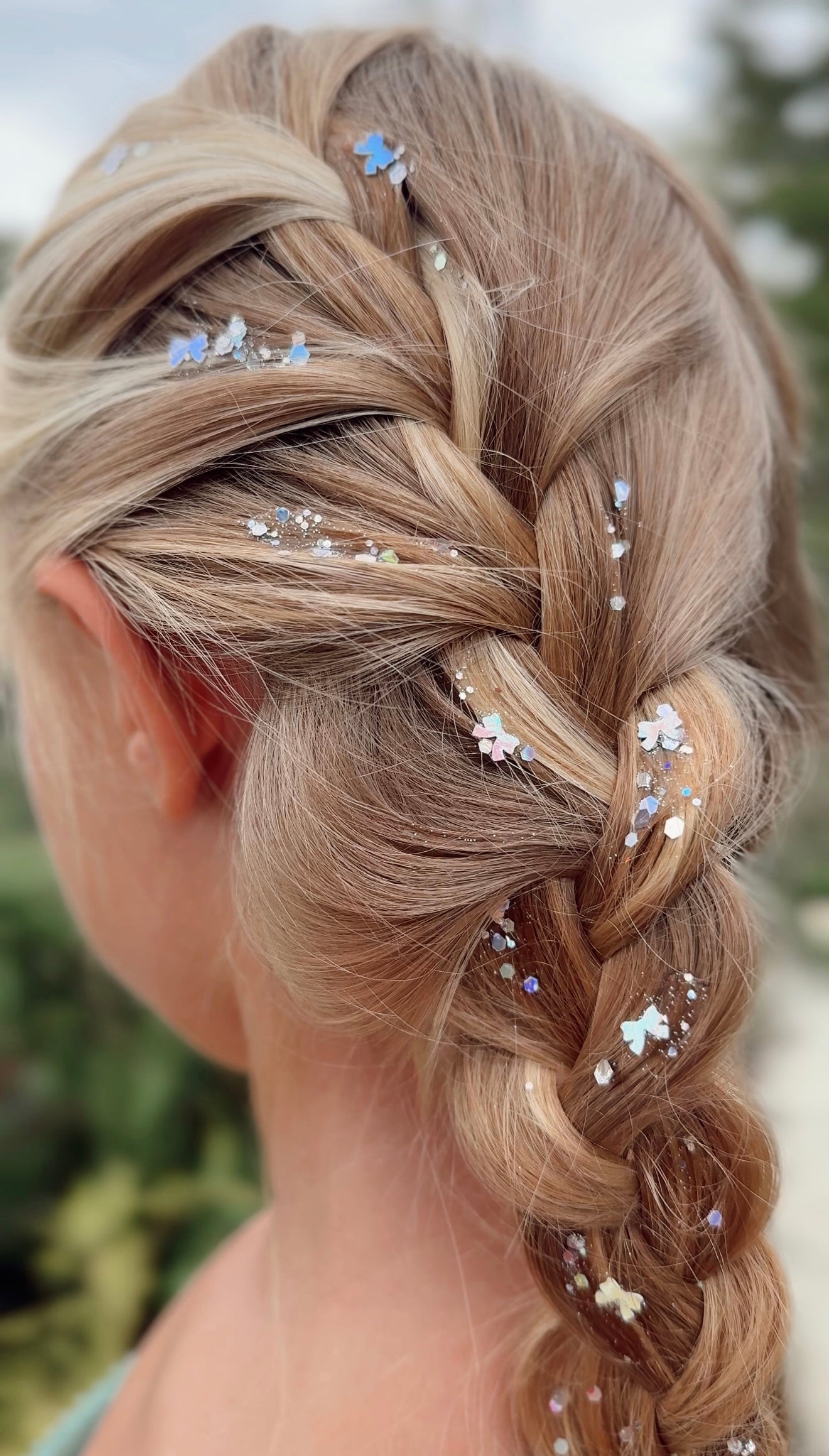 Varsity Pixie Paste™ Hair Glitter – Silver with Bows Football Spirit Glitter | Pixie Paste
