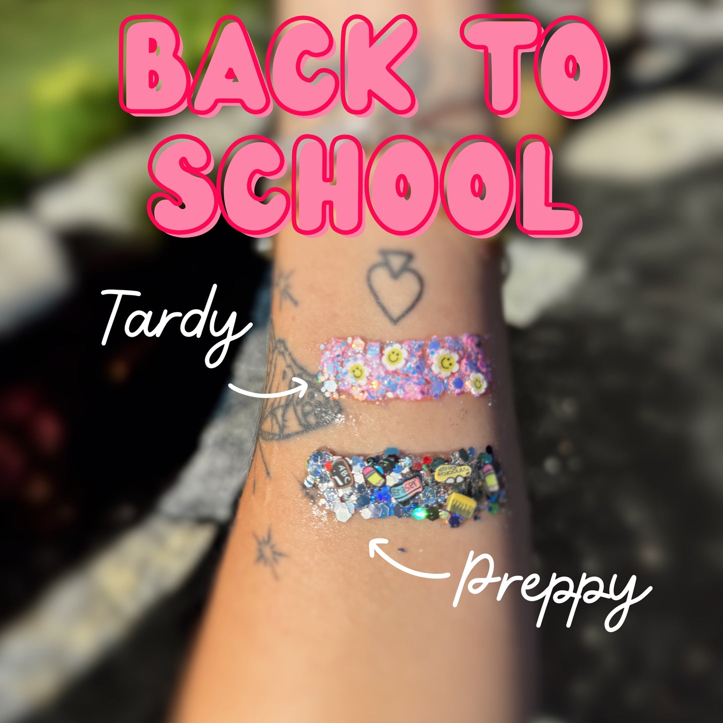 Preppy Hair Glitter - Back to School | Pixie Paste