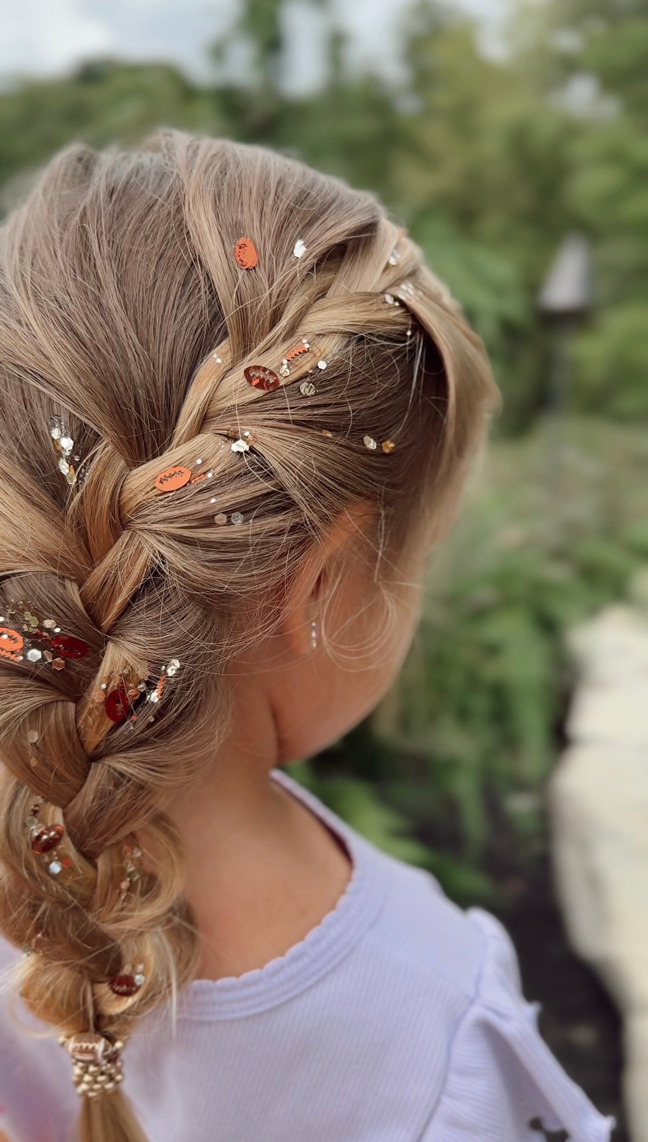 Monday Night Football Hair Glitter – Football Game Day Sparkle Gel | Pixie Paste