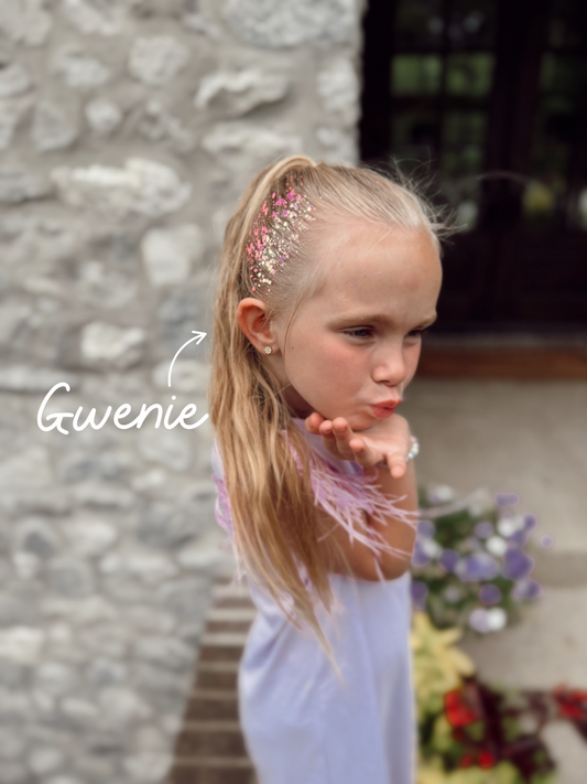 Gwenie Hair Glitter - Pink Sunset Sparkle Gel | Pixie Paste