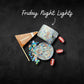 Friday Night Lights football hair glitter with tiny football shapes, non-toxic Pixie Paste sparkle gel hair glitter